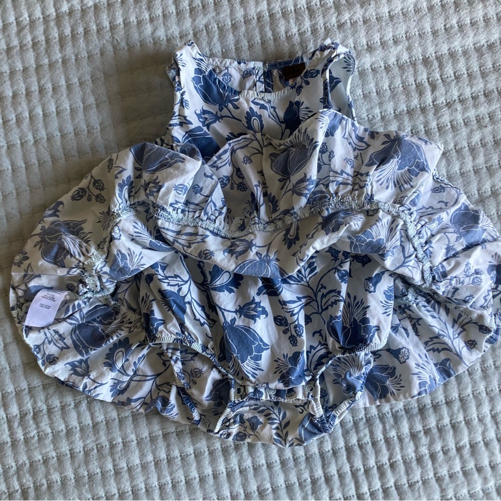 Tea Collection Floral Cotton Poplin Dress, 12-18m - Picture 3 of 8